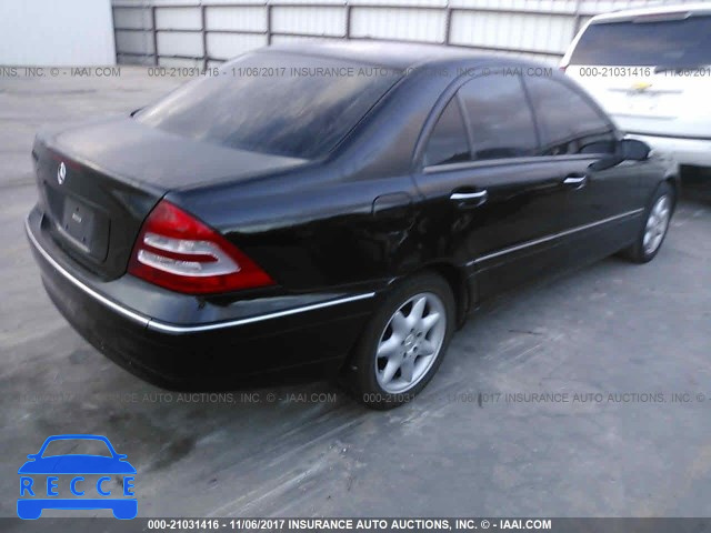 2004 Mercedes-benz C 240 WDBRF61J44F540601 image 3