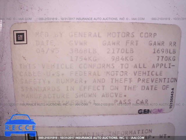 1995 Pontiac Grand Am 1G2NE55D7SM598541 image 8