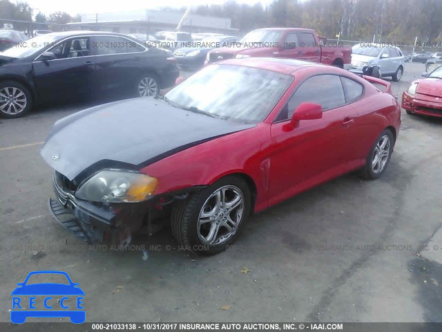 2004 Hyundai Tiburon KMHHN65F54U137921 image 1