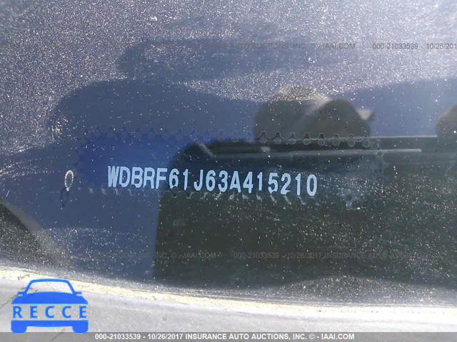2003 Mercedes-benz C WDBRF61J63A415210 image 8