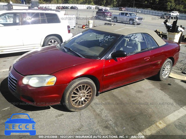 2004 CHRYSLER SEBRING 1C3EL55R64N301192 image 1