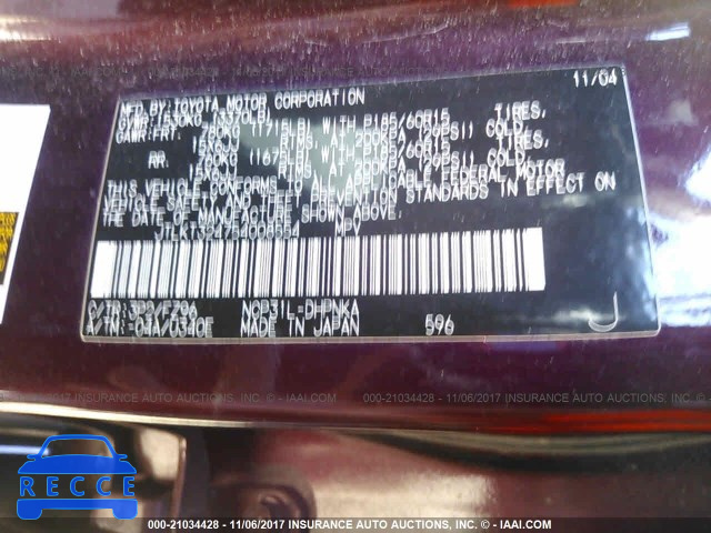 2005 Scion XB XB JTLKT324754008554 image 8