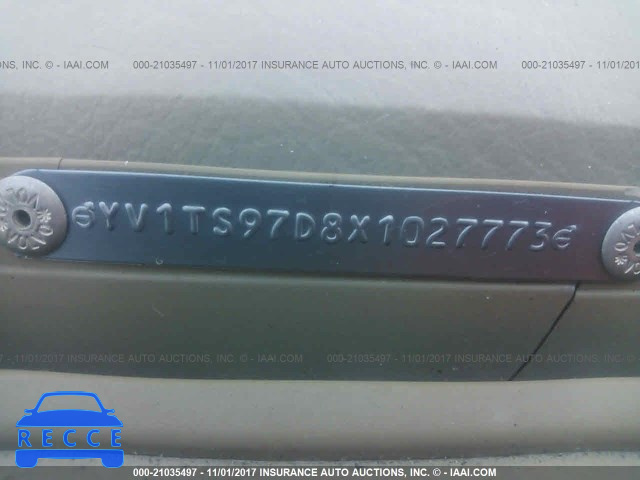 1999 VOLVO S80 YV1TS97D8X1027773 image 8
