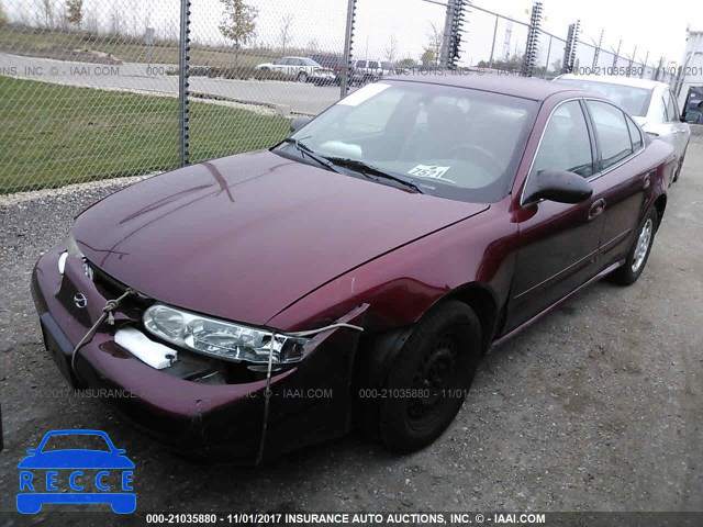 2002 Oldsmobile Alero GX 1G3NK52F62C237074 зображення 1