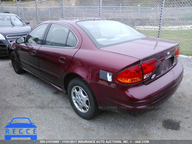 2002 Oldsmobile Alero GX 1G3NK52F62C237074 зображення 2