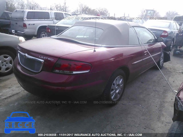 2006 Chrysler Sebring LIMITED 1C3EL65R16N211716 image 3