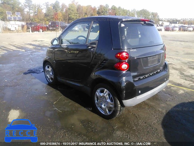 2009 SMART FORTWO PURE/PASSION WMEEJ31X39K231431 image 2