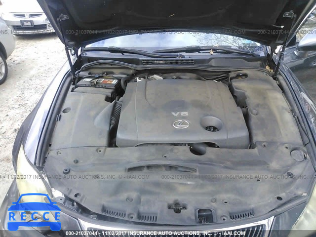 2007 Lexus IS 250 JTHCK262572009978 image 9