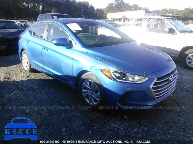 2017 HYUNDAI ELANTRA KMHD74LF4HU097160 image 0