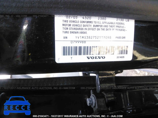 2005 Volvo S40 YV1MS382752103098 image 8