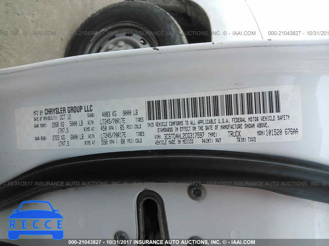 2012 DODGE RAM 2500 3C6TD4HL2CG317597 image 8