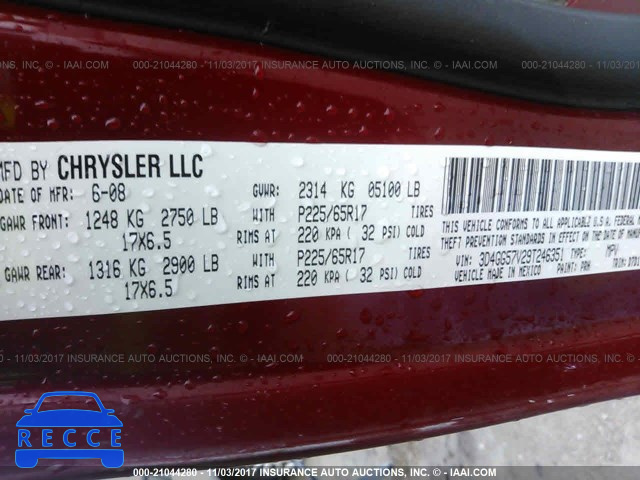 2009 Dodge Journey SXT 3D4GG57V29T246351 image 8