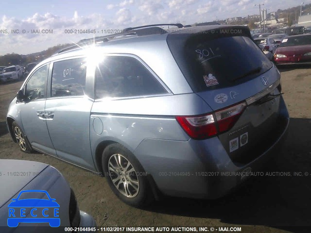 2013 Honda Odyssey EXL 5FNRL5H63DB059202 зображення 2