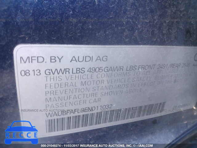 2014 Audi A4 PREMIUM WAUBFAFL3EN011032 image 8