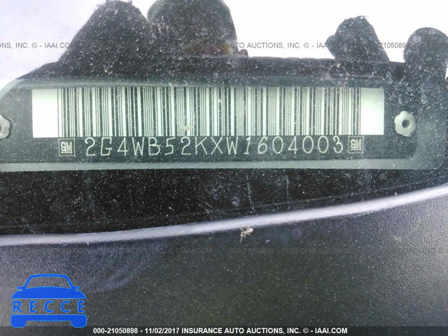 1998 Buick Regal LS 2G4WB52KXW1604003 зображення 8