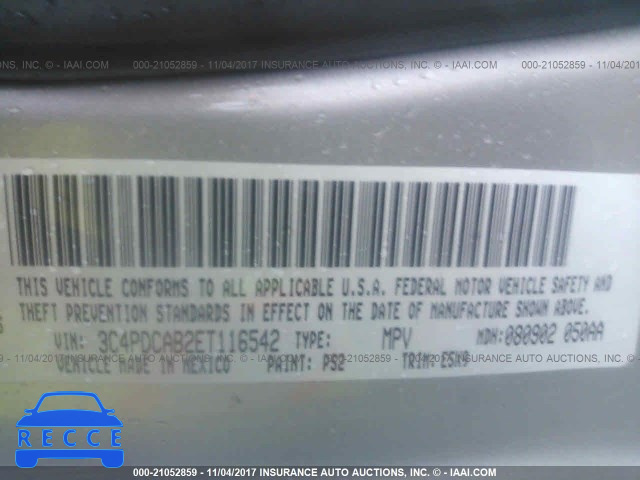 2014 Dodge Journey SE 3C4PDCAB2ET116542 Bild 8