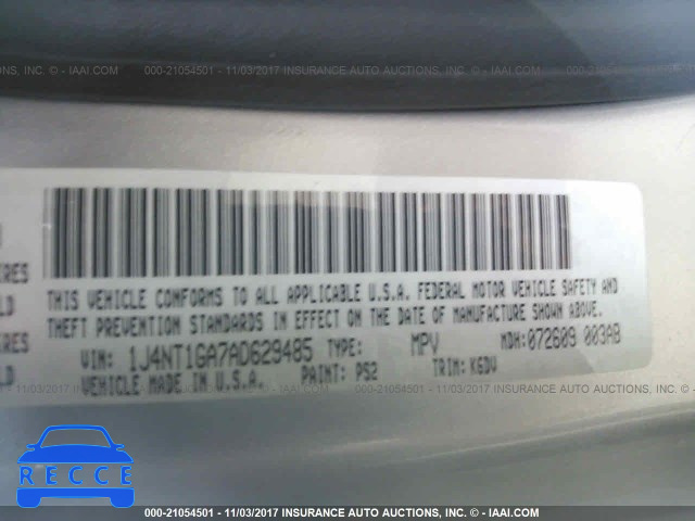2010 Jeep Patriot SPORT 1J4NT1GA7AD629485 Bild 8