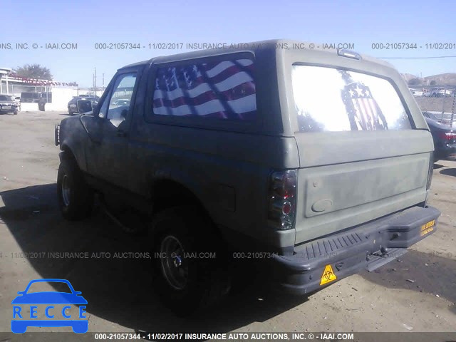 1992 Ford Bronco U100 1FMEU15H9NLA67700 image 2