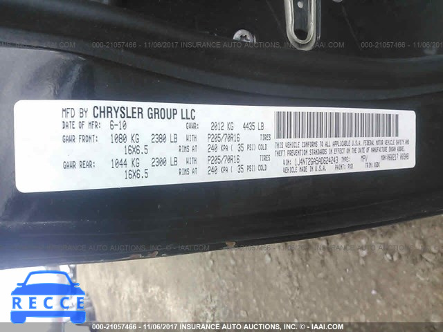 2010 JEEP PATRIOT SPORT 1J4NT2GA5AD624243 Bild 8