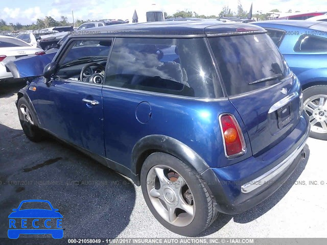 2002 MINI COOPER WMWRC33412TC38309 image 2