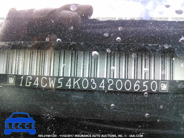 2003 Buick Park Avenue 1G4CW54K034200650 image 8