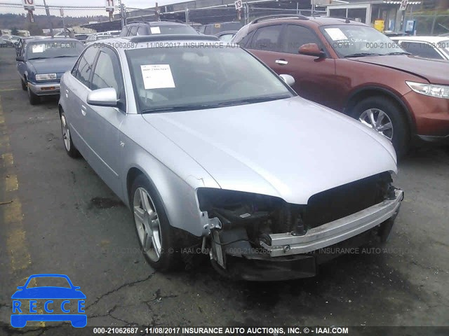 2007 AUDI A4 2.0T QUATTRO WAUDF78E97A096821 зображення 0