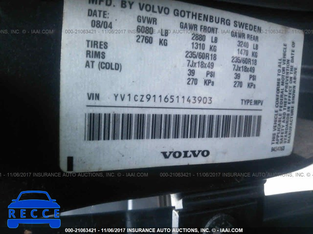 2005 Volvo XC90 T6 YV1CZ911651143903 image 8