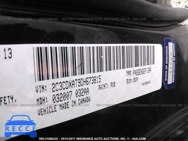 2013 Dodge Charger POLICE 2C3CDXAT9DH673815 зображення 8