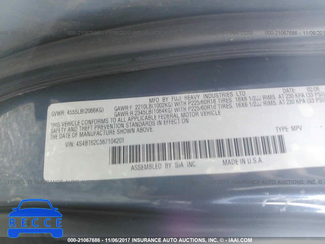 2006 Subaru Baja SPORT 4S4BT62C567104201 image 8