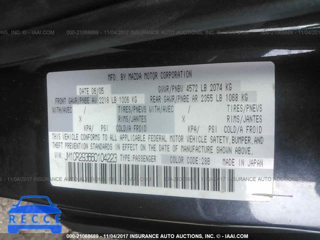 2006 Mazda 5 JM1CR293660104223 image 8