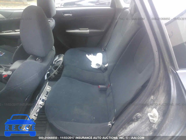 2008 Subaru Impreza 2.5I JF1GH61638H831072 image 7