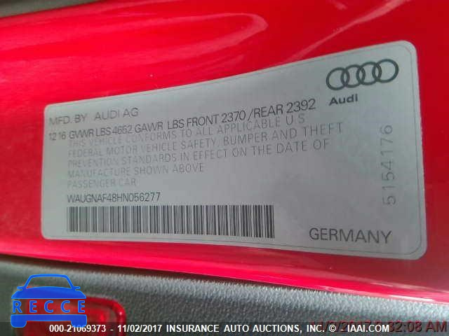 2017 AUDI A4 WAUGNAF48HN056277 image 8