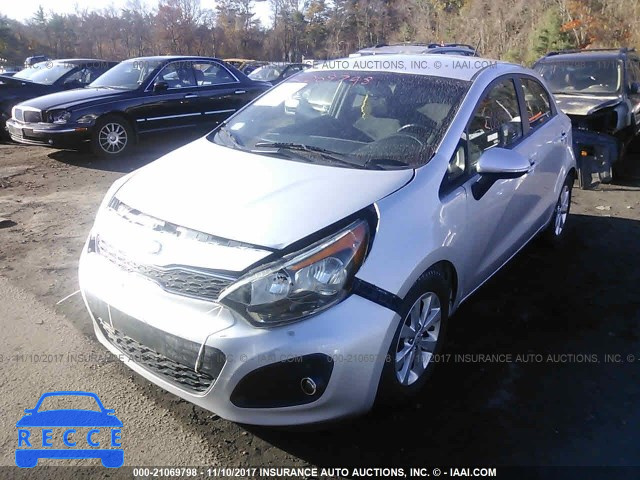 2014 KIA RIO EX KNADN5A3XE6375596 Bild 1