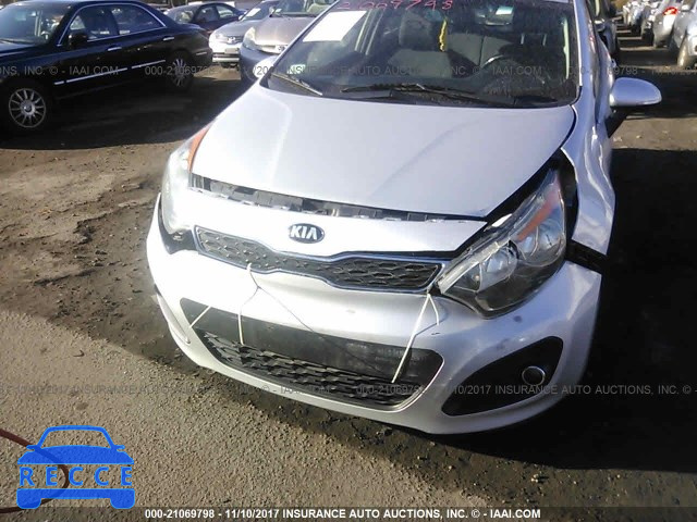 2014 KIA RIO EX KNADN5A3XE6375596 Bild 5