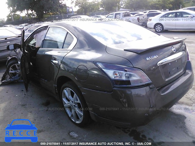 2012 Nissan Maxima S/SV 1N4AA5APXCC814112 Bild 2