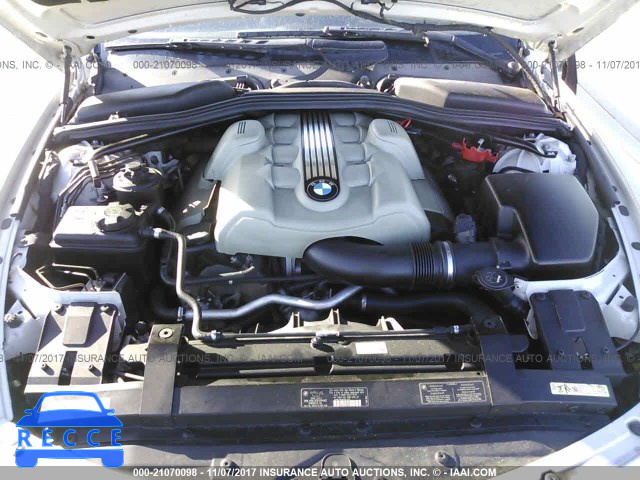 2005 BMW 645 CI AUTOMATICATIC WBAEH73405B869048 image 9