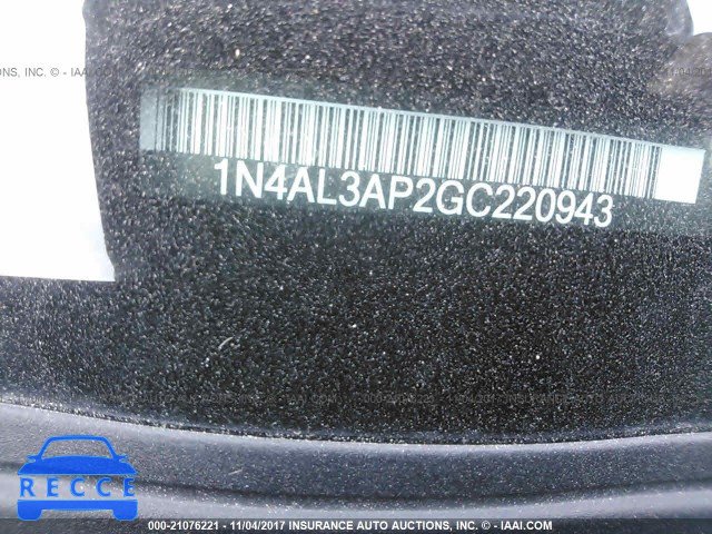 2016 Nissan Altima 1N4AL3AP2GC220943 image 8