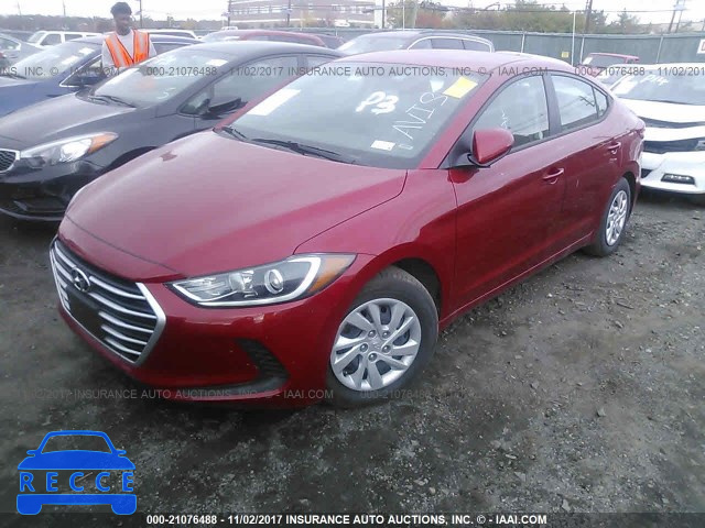 2017 HYUNDAI ELANTRA 5NPD74LF5HH200679 image 1