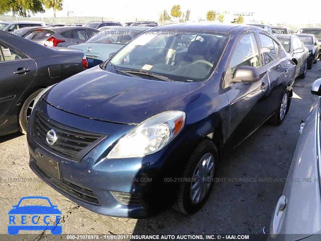 2014 Nissan Versa 3N1CN7AP7EL824674 зображення 1