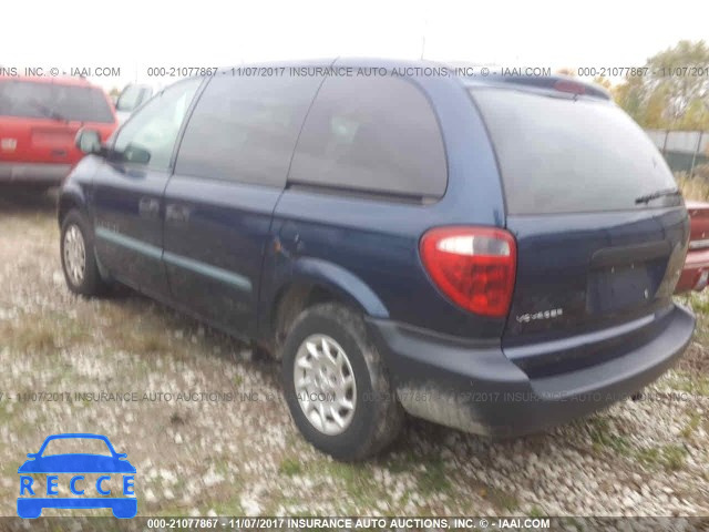 2001 Chrysler Voyager 1C4GJ25321B120091 зображення 2