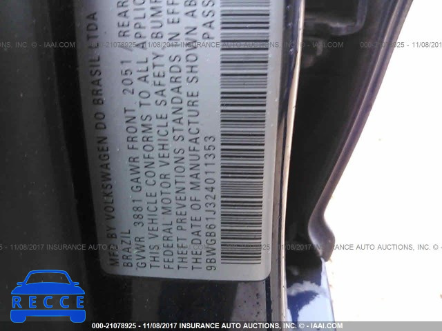2002 VOLKSWAGEN GOLF GLS 9BWGB61J324011353 зображення 8