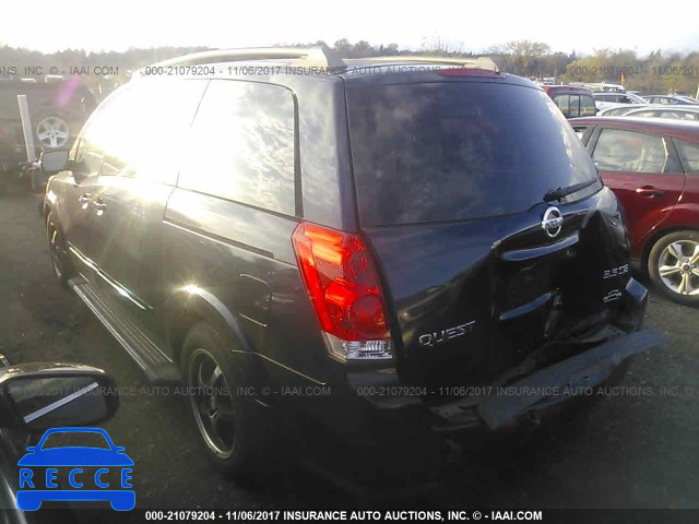 2006 Nissan Quest S/SE/SL 5N1BV28U46N117536 Bild 2