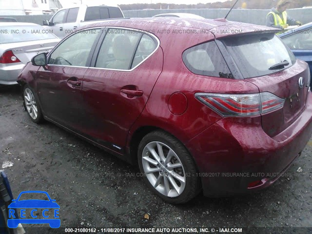 2011 Lexus CT 200 JTHKD5BH0B2009977 зображення 2