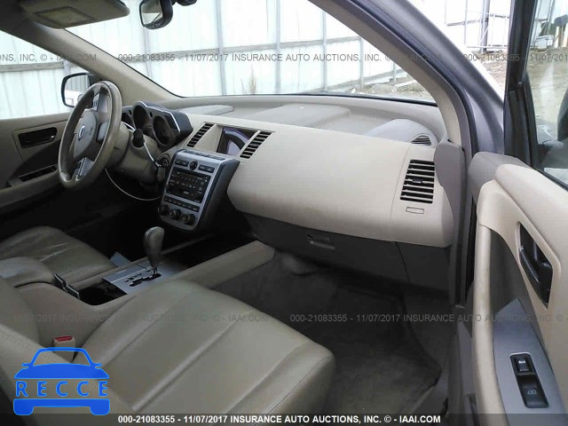 2005 NISSAN MURANO SL/SE/S JN8AZ08T55W325972 зображення 4