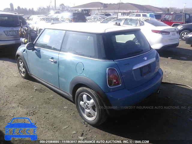 2008 Mini Cooper WMWMF33558TT65497 image 2