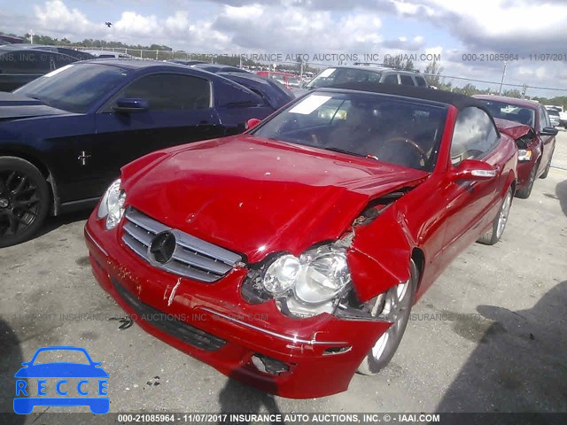 2009 Mercedes-benz CLK 350 WDBTK56F89T105167 image 1