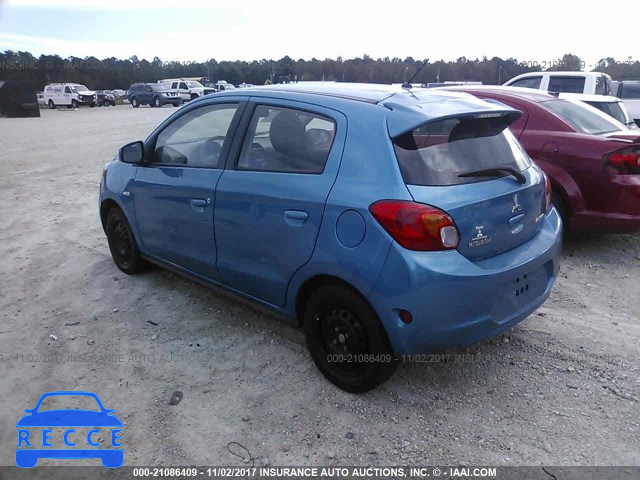 2015 Mitsubishi Mirage ML32A3HJ5FH004496 image 2