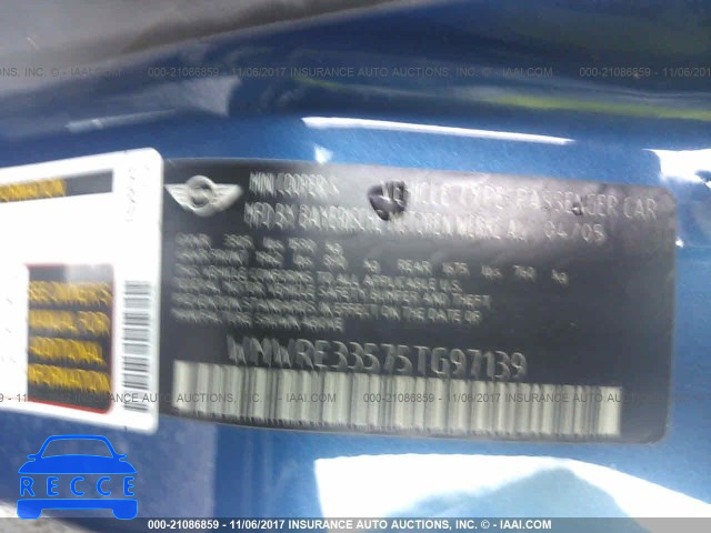 2005 Mini Cooper WMWRE33575TG97139 image 8
