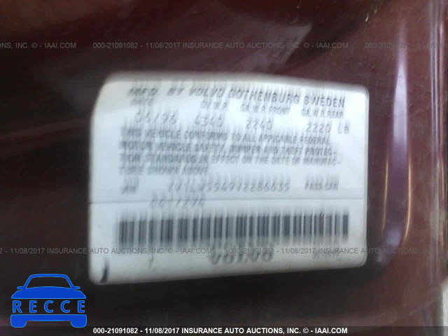 1997 Volvo 850 YV1LW5549V2286635 image 8