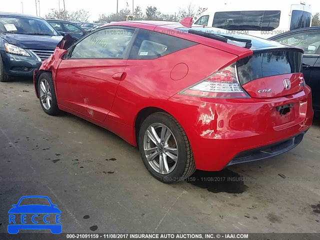 2011 Honda CR-Z EX JHMZF1D63BS009694 image 2